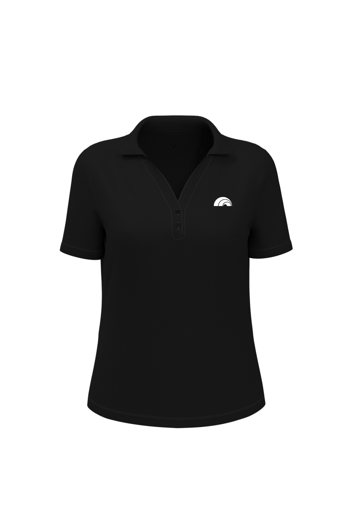 Callaway Women's Micro Black Texture Polo