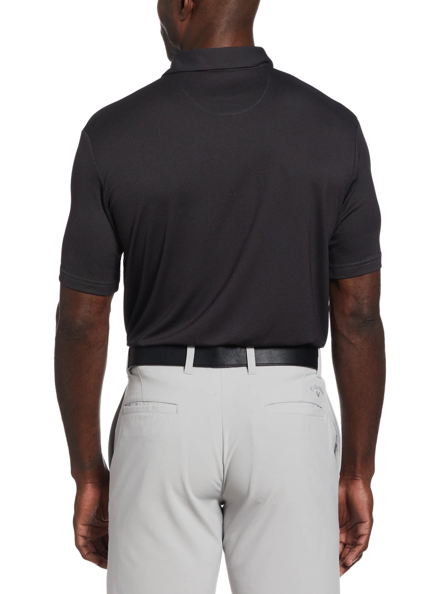 Callaway Men's Black Birdseye Polo