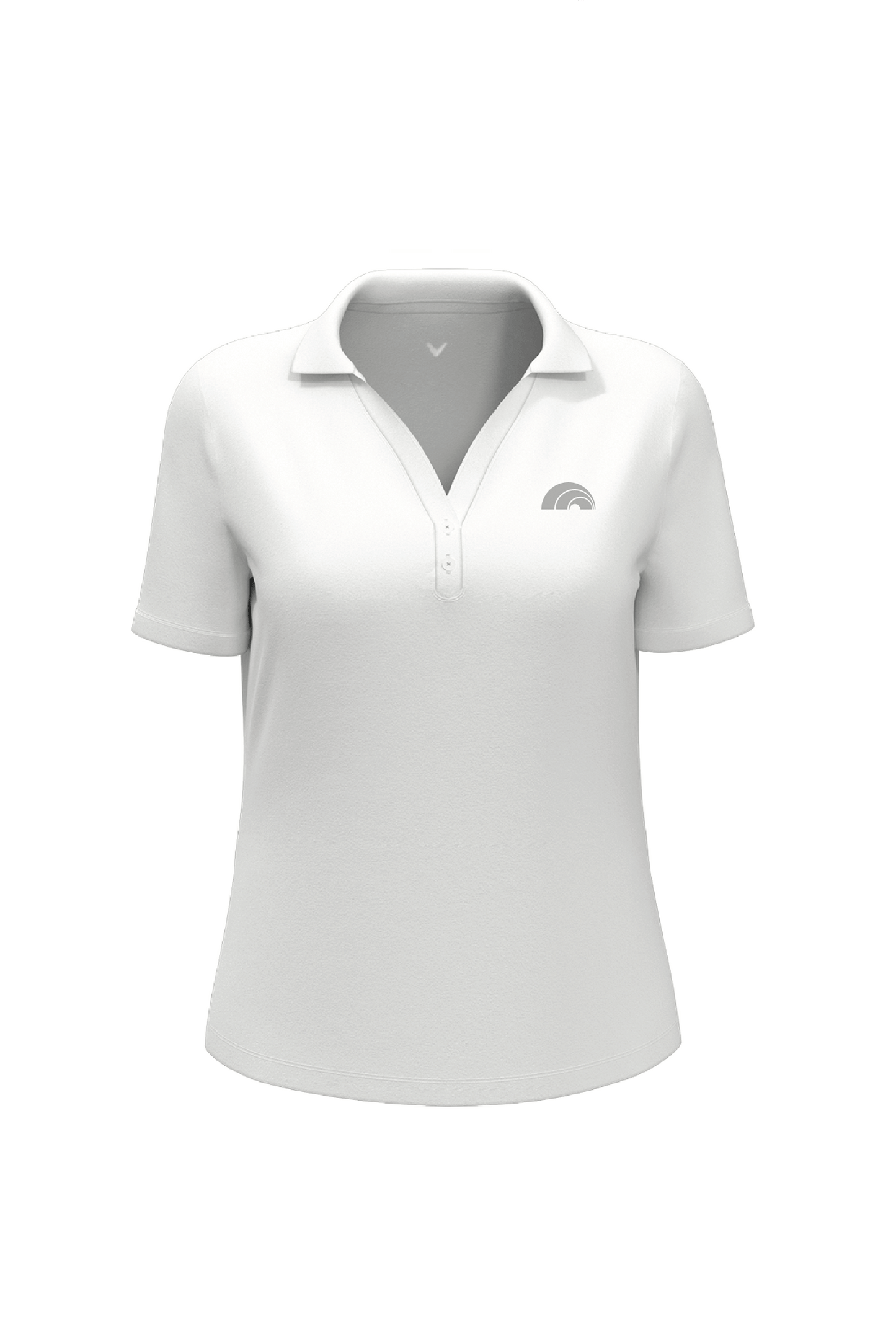 Callaway Women's Micro White Texture Polo