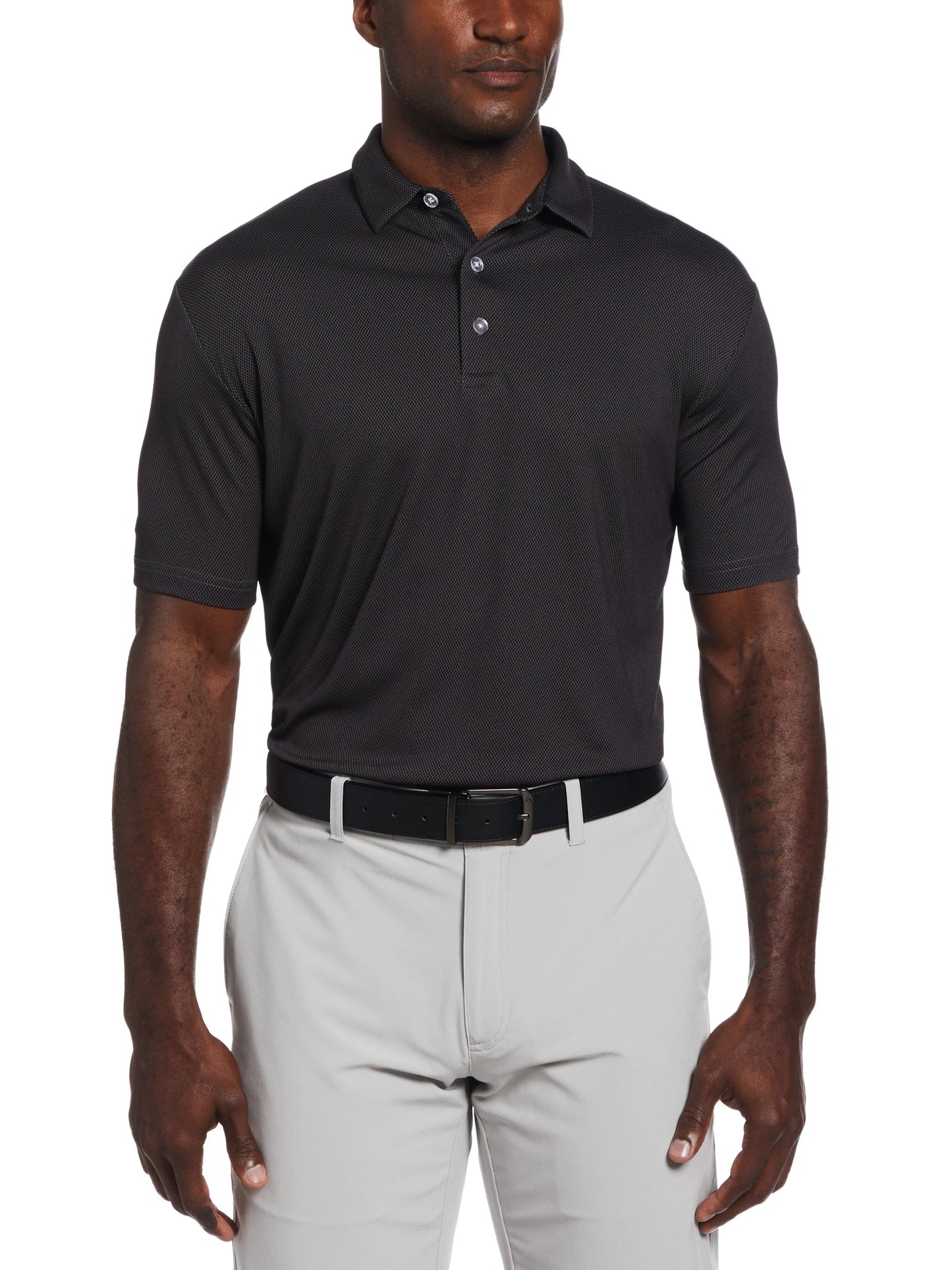 Callaway Men's Black Birdseye Polo